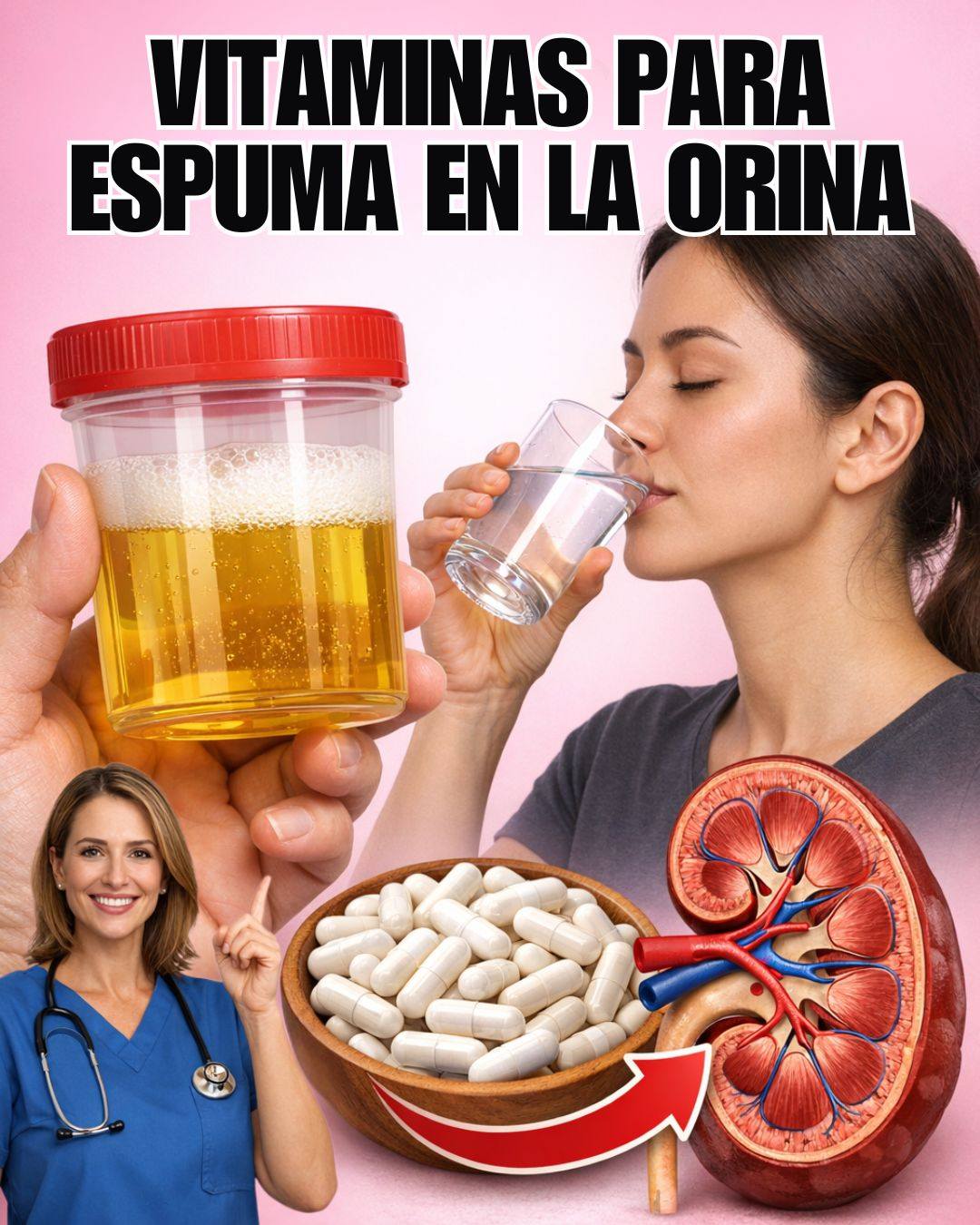 Vitamina #1 para detener la proteinuria y reparar los riñones
