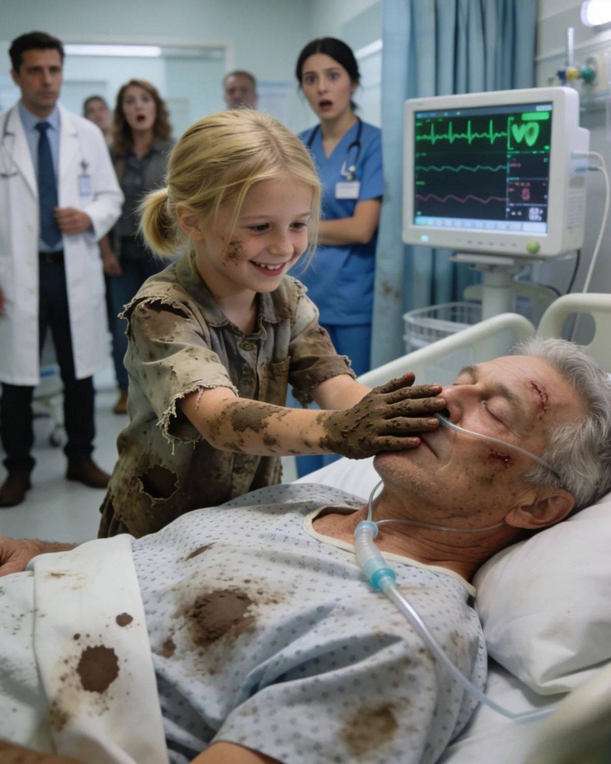Los médicos no lograron despertar al multimillonario durante 10 años… hasta que una niña pobre entró e hizo algo que nadie esperaba.