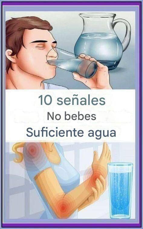 10 señales de que no bebes suficiente agua – Mantente hidratado