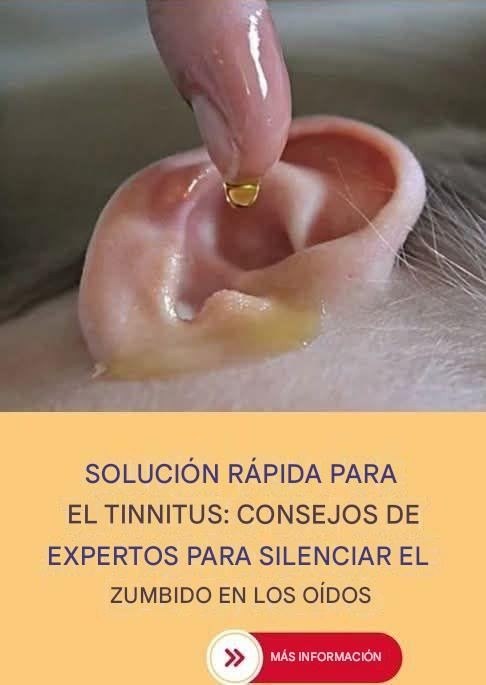 Aplícate dos gotas en el oído y oirás como antes. Recupera tu audición.