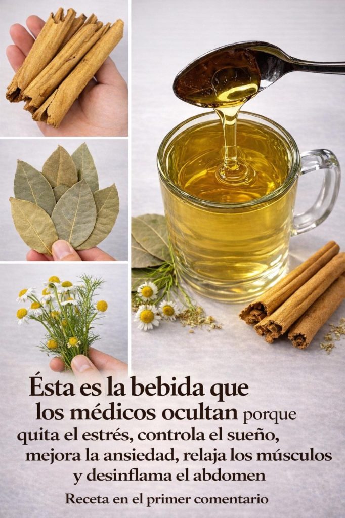 Ésta es la bebida que los médicos ocultan porque quita el estrés, controla el sueño, mejora la ansiedad, relaja los músculos y desinflama el abdomen, pues con solo preparar esta bebida tu vida cambiará por completo .para seguir recibiendo mis recetas, solo debes decir algo… ¡Gracias!