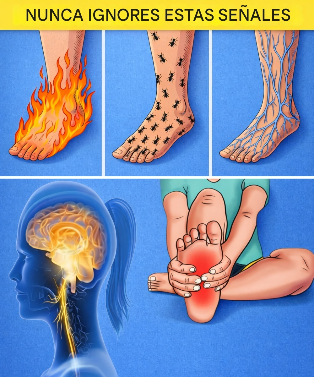 Descubre 8 señales silenciosas de daño nervioso que comienzan en los dedos de los pies y que podrías estar ignorando hoy.