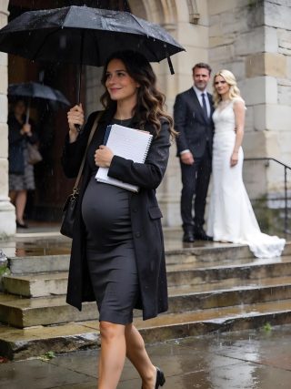 Llegó para firmar el divorcio con ocho meses de embarazo… y terminó viendo cómo su esposo se casaba con su amante ese mismo día