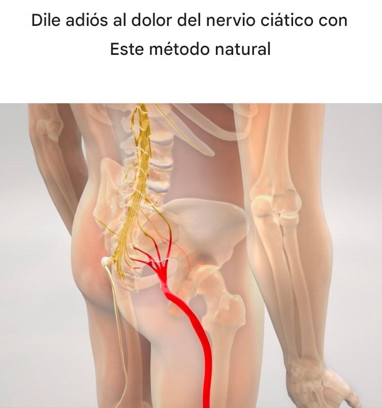 Dile adiós al dolor del nervio ciático con este método natural