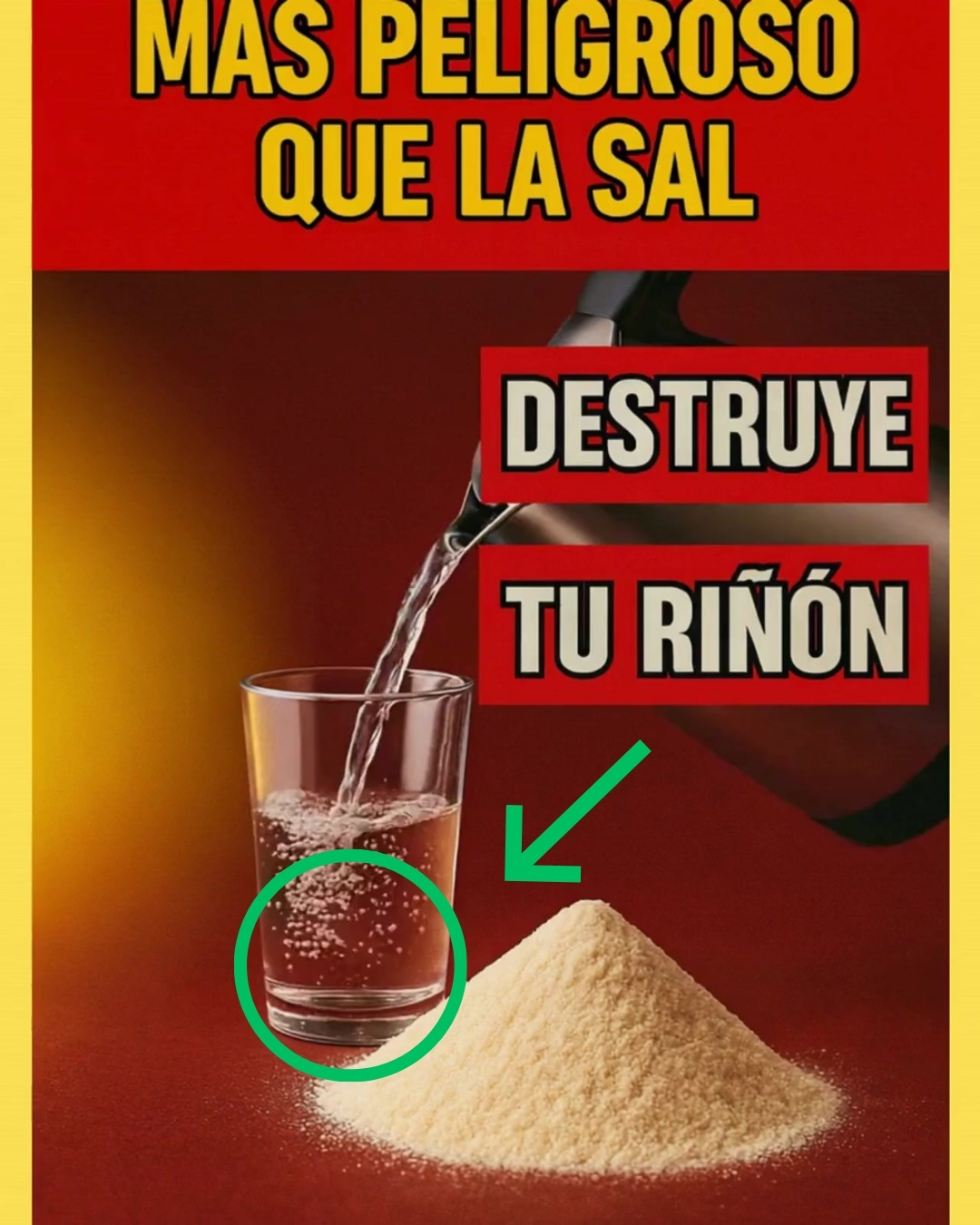 El peor veneno blanco que usamos en la cocina.