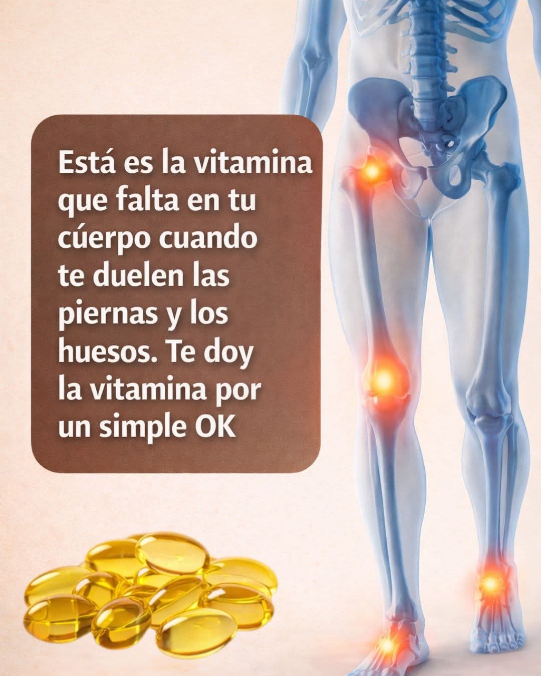 La Vitamina Esencial para Aliviar el Dolor en Piernas y Huesos