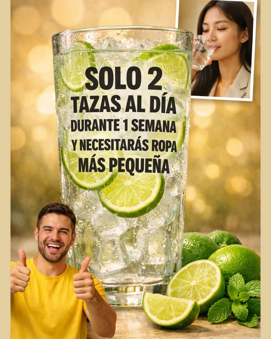 Solo 2 Ingredientes para vaciar la grasa de tu barriga, Receta…Ver más