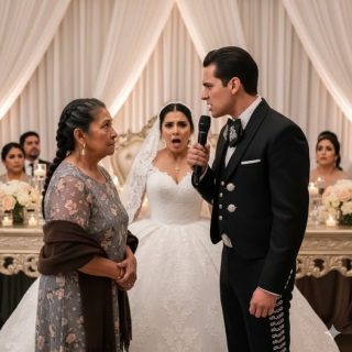 En la boda, el hijo insultó a su madre, luego ella tomó el micrófono…