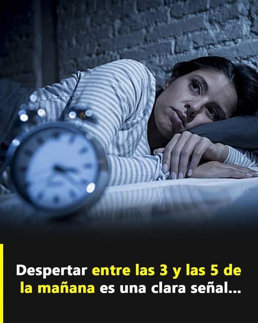 Si te despiertas entre las 3 y 5 de la mañana, esta podría ser la razón