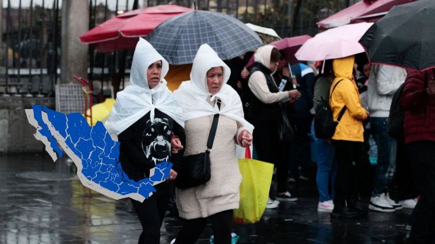 Lluvias azotarán HOY domingo 12 de octubre a estos estados en las primeras horas de la mañana