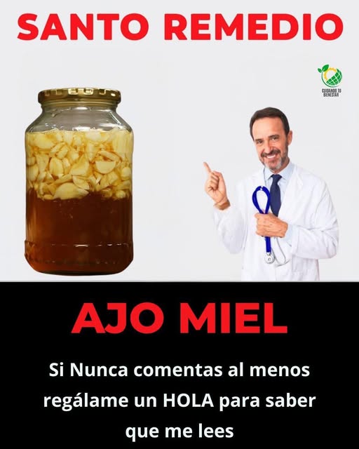 Jengibre rallado, cebolla, ajo, jugo de limón y miel. Una cucharadita x día a partir del 7 día.