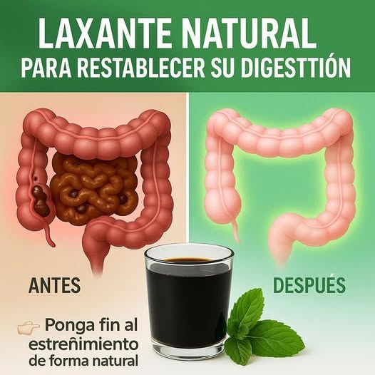 Laxante natural para ayudar a restablecer su digestión. Ponga fin al estreñimiento