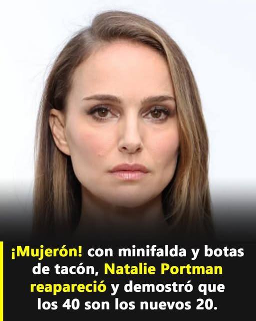 Natalie Portman deslumbra en París con un look que redefine la elegancia a los 40