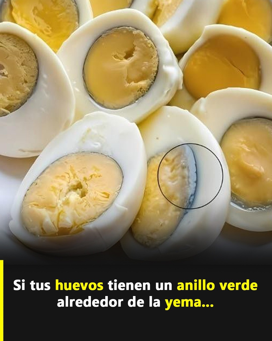 El misterio del anillo verde en los huevos cocidos: lo que nadie te explicó hasta ahora