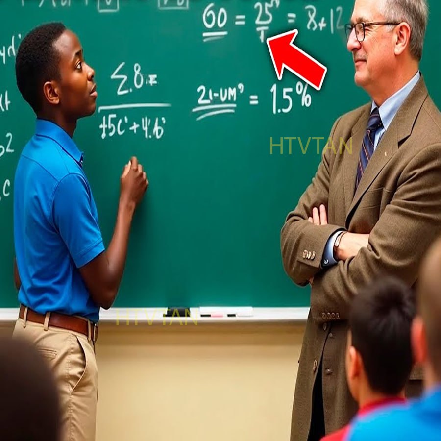 Profesor Le Dijo al Estudiante Negro: “Resuelve Esta ECUACIÓN y Mi Salario Será Tuyo” – Lo Que Pasó…