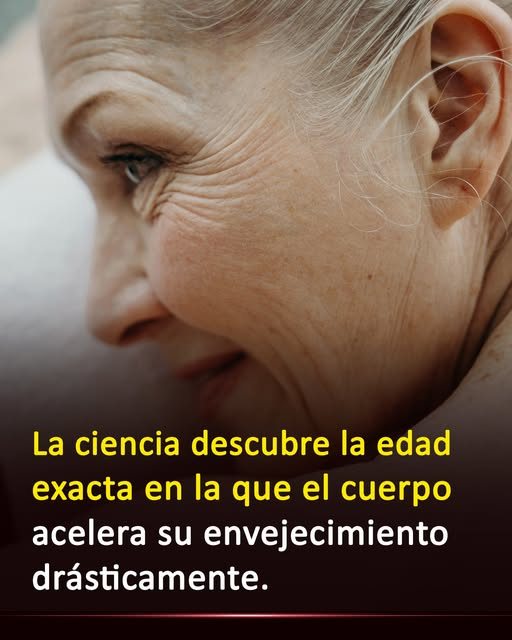 Descubren el momento exacto en que el cuerpo acelera su envejecimiento.