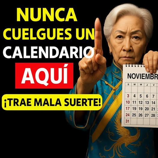 Nunca cuelgues un calendario en este lugar (según el Feng Shui)