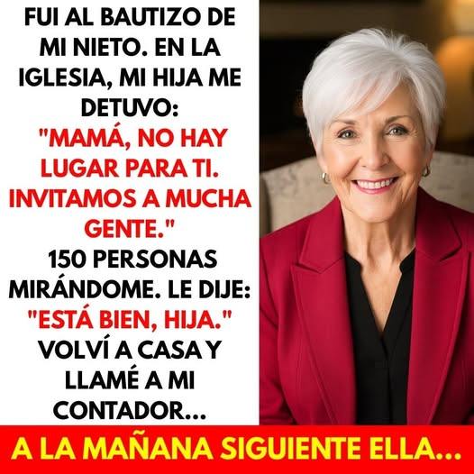 La Madre a la que No le Guardaron Asiento en el Bautizo y la Lección que Dio sin Alzar la Voz