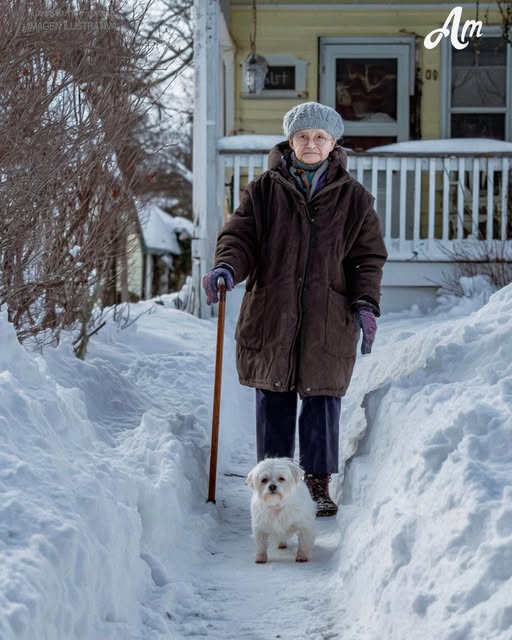 Limpiaba la nieve para mi anciana vecina todos los días – Luego me dejó una nota que me heló la sangre