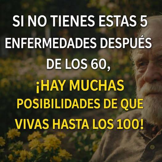 Llegar a los 60 con buena salud: factores que se asocian con una mayor longevidad.