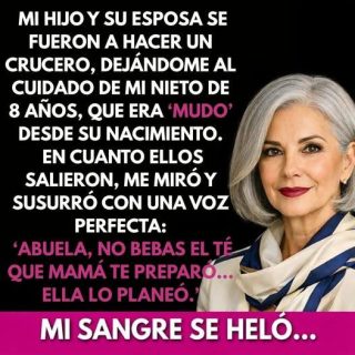 Mi nieto “mudo” habló en cuanto sus padres salieron. Lo que dijo salvó mi vida…