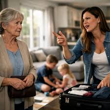 Mi nuera me dijo:“Tú ya no haces nada, cuida a mis hijos mientras viajo”… No imaginó lo que haría…