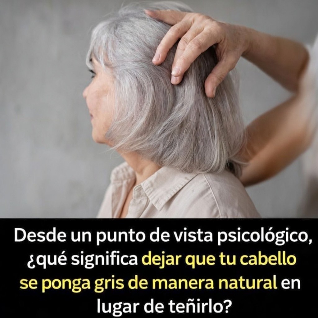 Por qué las personas que dejan que su cabello se vuelva canoso suelen incomodar a los demás