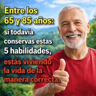 Entre los 65 y 85 años: si aún conservas estas 5 capacidades, estás envejeciendo mejor que la mayoría