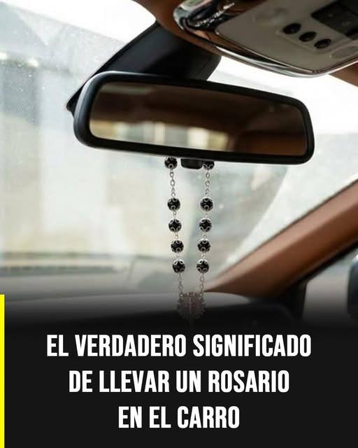 El sentido profundo de llevar un rosario en el auto según la fe católica