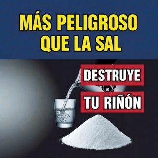 El peor veneno blanco que usamos en la cocina.