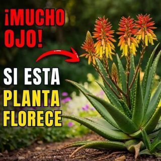 ¿Porqué florece la sábila?