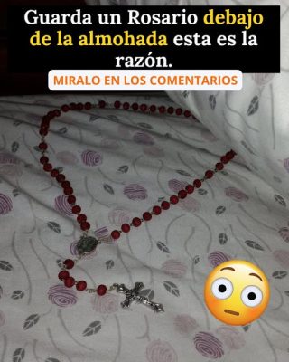 Esta es la razón por la que debes dormir con un rosario debajo de la almohada