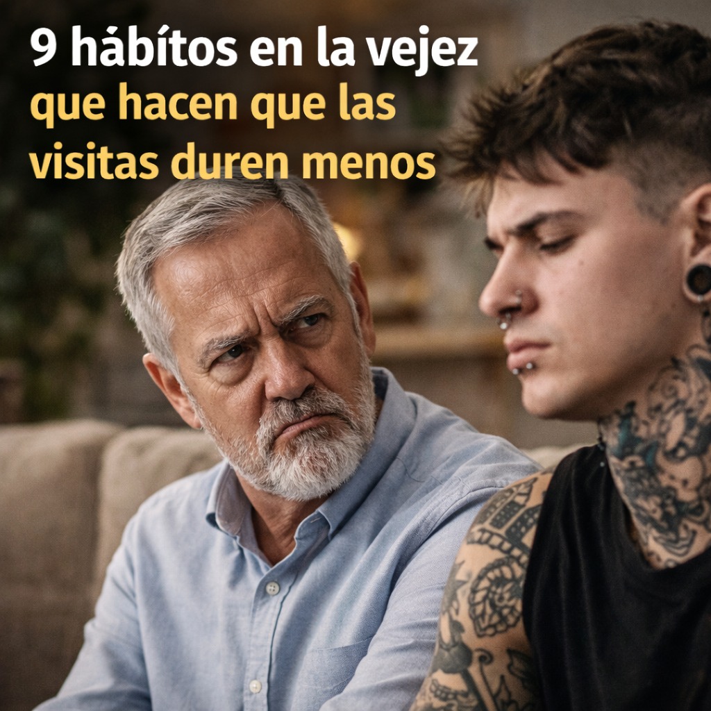 9 hábitos en la vejez que hacen que las visitas duren menos