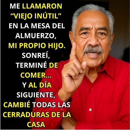 Mi hijo me llamó inútil así que al otro día decidí cambiar las cerraduras.