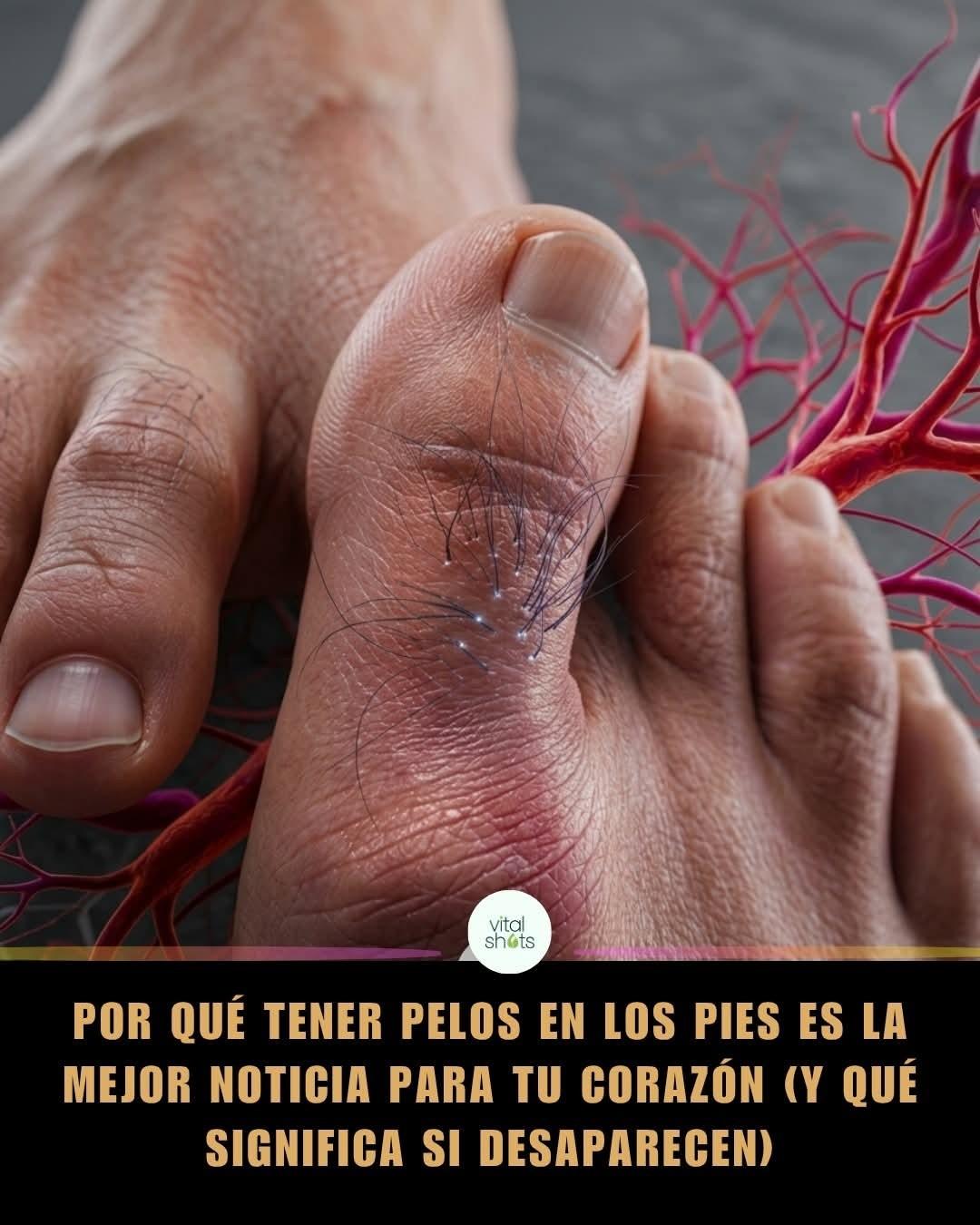 ¿Por qué tener pelos en los pies puede ser una buena señal para tu salud cardiovascular?