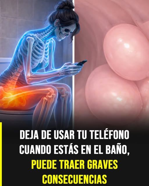 Usar el celular en el baño: el hábito cotidiano que puede afectar tu salud sin que lo notes