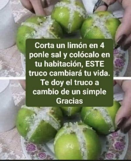 CORTA UN LIMÓN EN 4 PONLE SAL Y COLÓCALO EN TU COCINA, ESTE TRUCO CAMBIARÁ TU VIDA