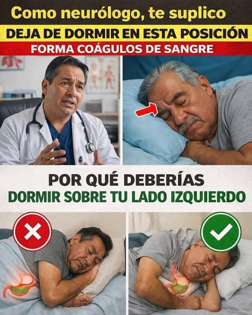 NUNCA duermas del lado derecho