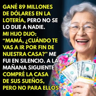 Ganó la lotería y guardó el secreto hasta que un comentario de su hijo cambió todo.