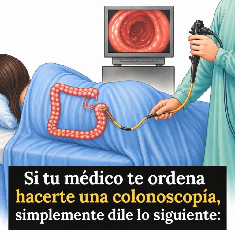 Si tu médico te ordena hacerte una colonoscopía, simplemente dile lo siguiente