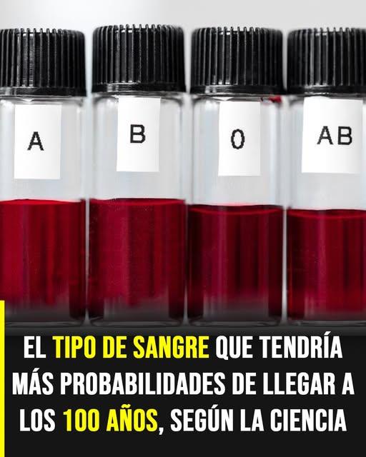 El tipo de sangre y el envejecimiento: lo que la ciencia empieza a descubrir