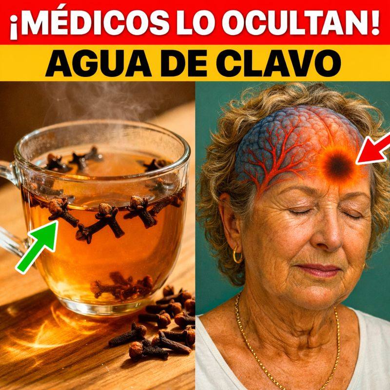 Agua de clavo por la noche: qué beneficios se le atribuyen y por qué despierta tanto interés en la salud de los adultos mayores.