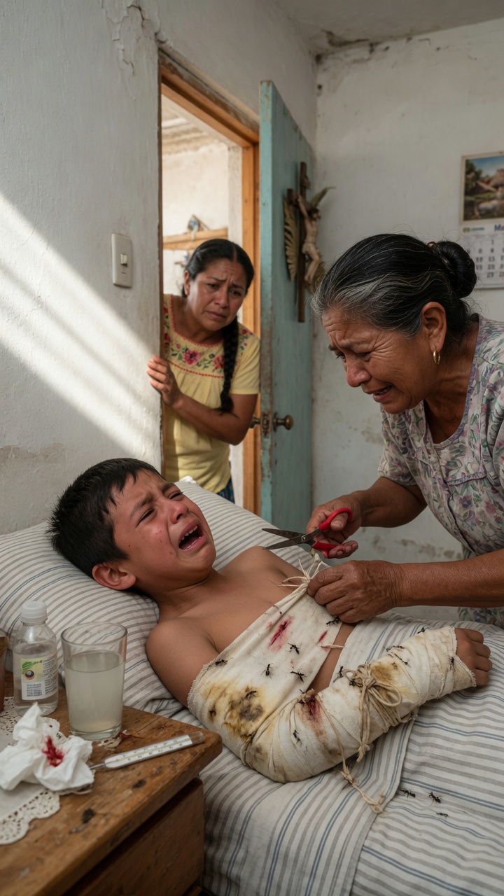 “¡Córtame el brazo, ya no lo quiero!” El escalofriante secreto que 1 madrastra ocultó bajo el yeso de 1 niño de 10 años