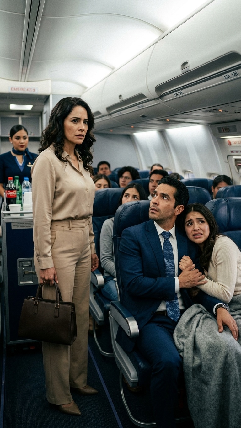 La impactante frase de 1 esposa al descubrir a su marido con la secretaria en pleno vuelo
