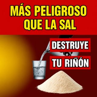 El peor veneno blanco que usamos en la cocina.