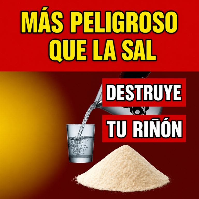 El peor veneno blanco que usamos en la cocina.