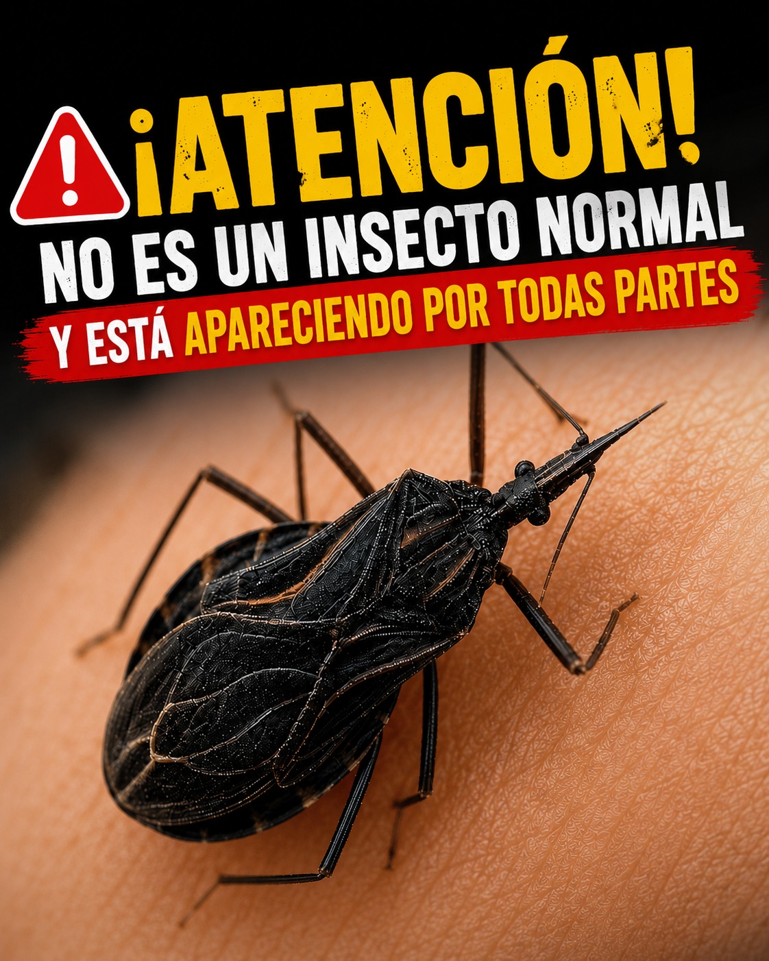 ¡ATENCIÓN, ES MUY PELIGROSO! Esto no es un insecto normal y está apareciéndo por todas partes…