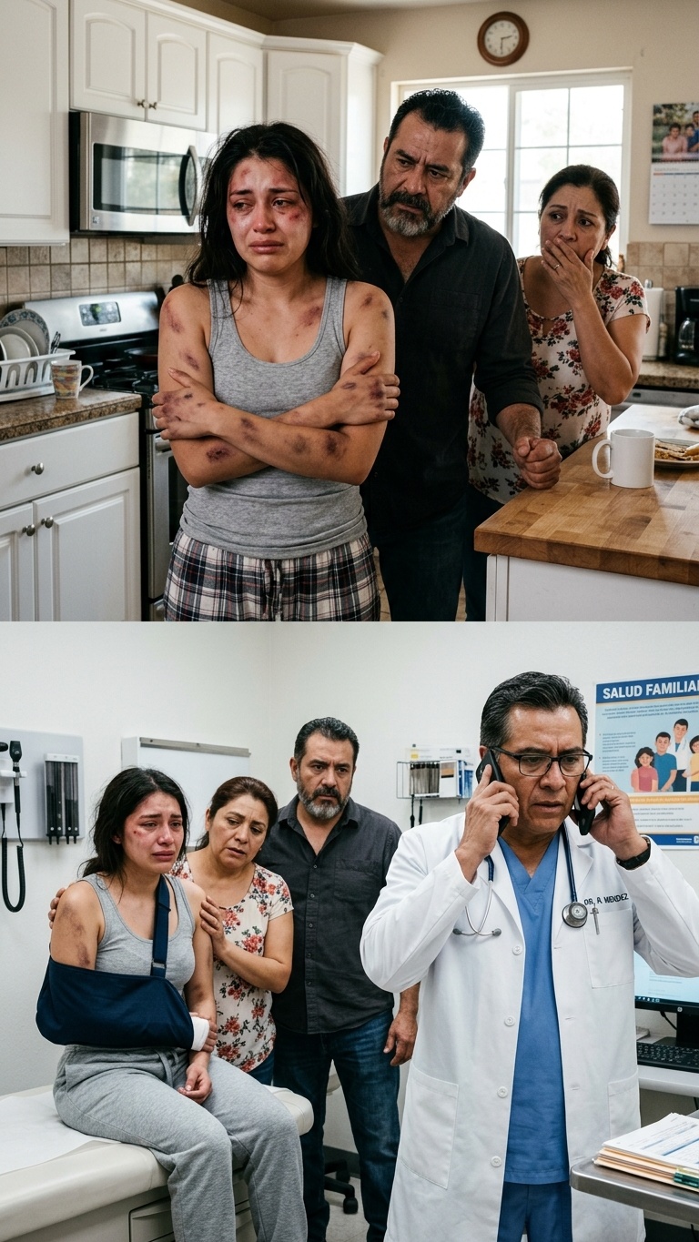 Su madre la vio con el hueso roto y le mintió al doctor para proteger al padrastro. No imaginaban el oscuro secreto millonario que la niña de 16 años estaba a punto de destapar…