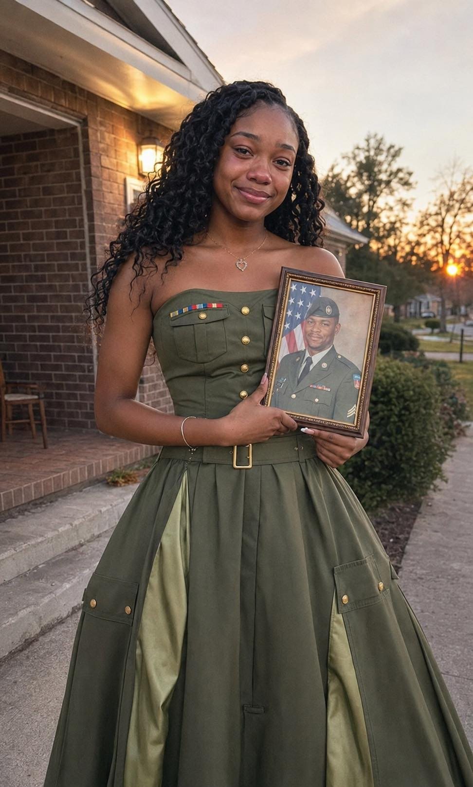 “Llevé el uniforme de mi padre al baile de graduación, no lo entendieron hasta que fue demasiado tarde”
