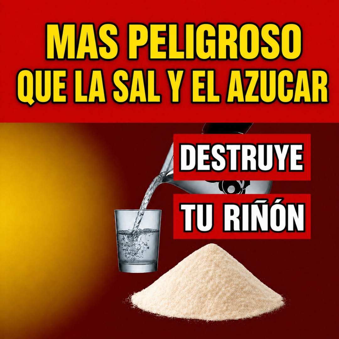 El peor veneno blanco que usamos en la cocina.